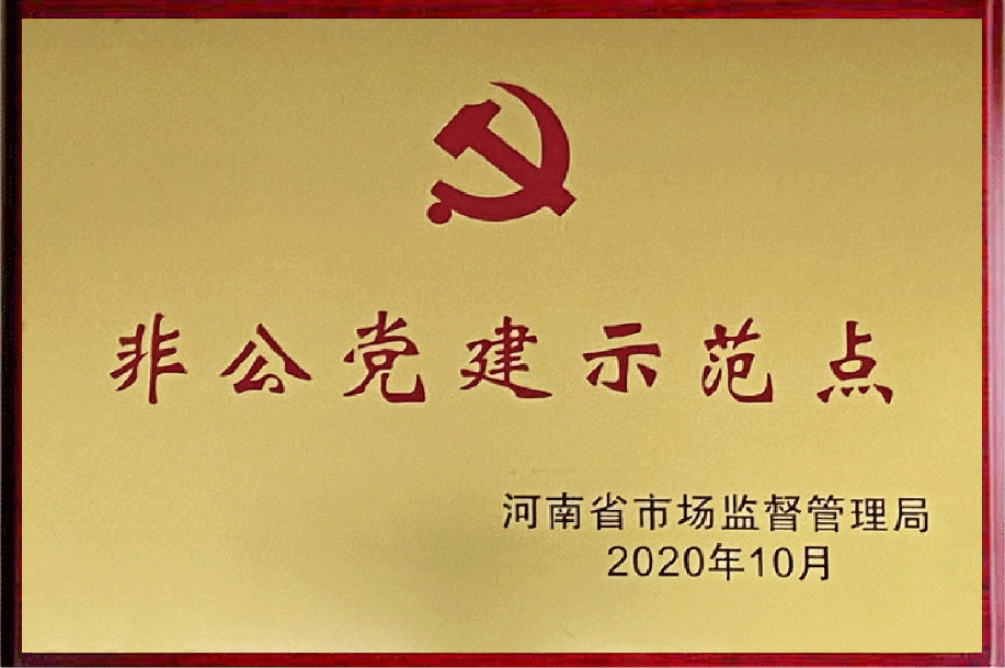 河南省“非公党建示范点”